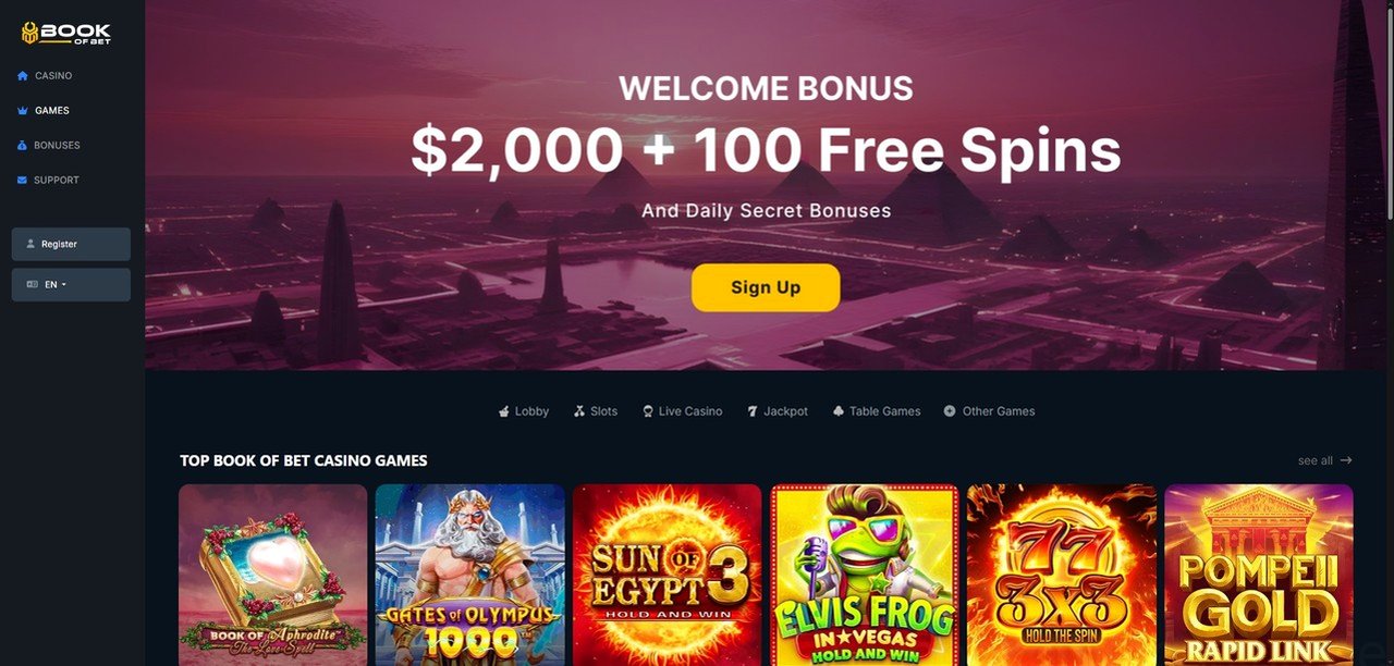 Bookofbet Casino Casino